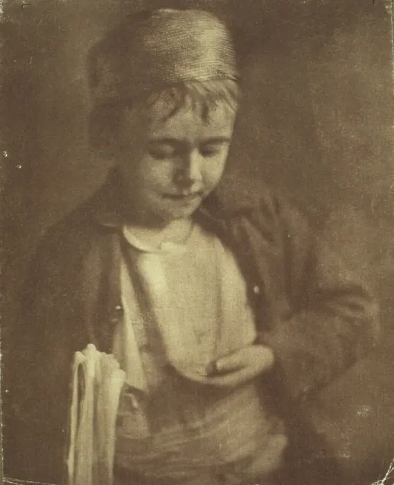 Framed Print : Newsboy looking at coins in his hand, half-length portrait, c1900. Creator: Elizabeth B. Brownell Framed Print : Newsboy looking at coins in his hand, half-length portrait, c1900. Creator: Elizabeth B. Brownell