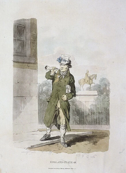 A newsman, Provincial Characters, 1813