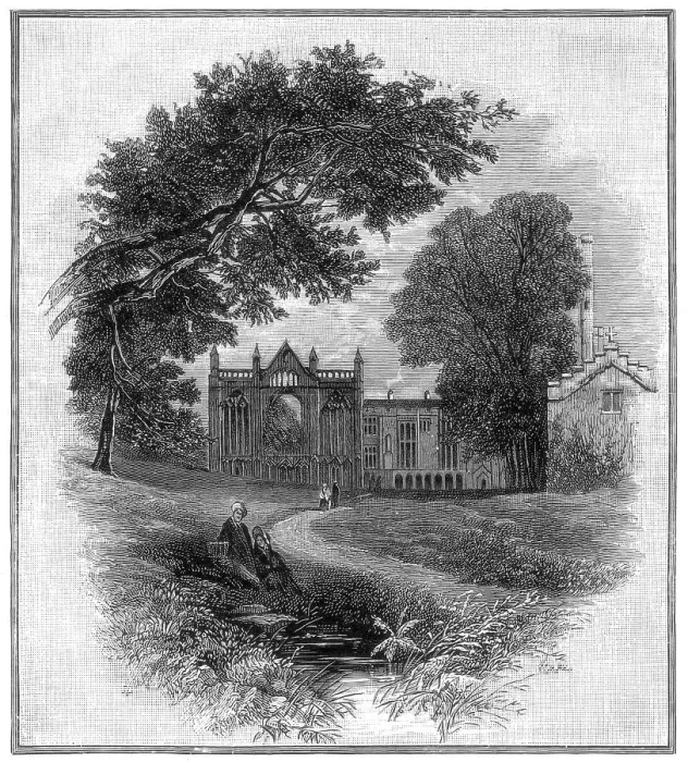 Framed Print : Newstead Abbey, the ancestral home of Lord Byron, 1888 Framed Print : Newstead Abbey, the ancestral home of Lord Byron, 1888