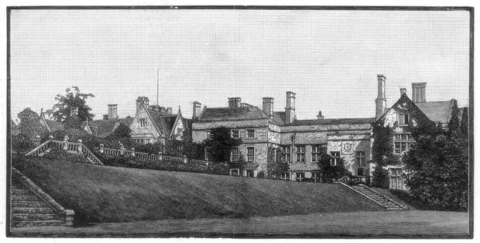 Framed Print : Newstead Abbey, Nottinghamshire, 1888 Framed Print : Newstead Abbey, Nottinghamshire, 1888