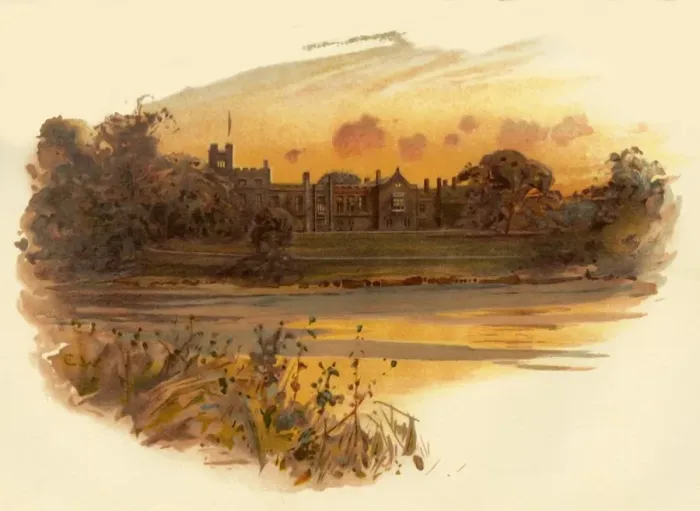 Framed Print : Newstead Abbey, Nottinghamshire, c1890. Creator: Unknown Framed Print : Newstead Abbey, Nottinghamshire, c1890. Creator: Unknown