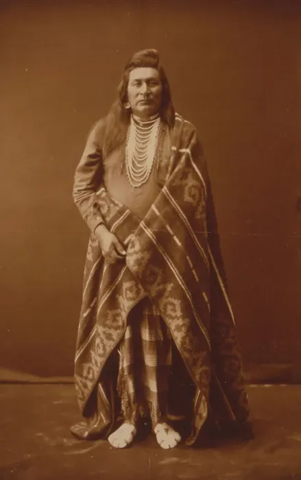 Framed Print : Nez Percé man, c1899. Creator: Edward Sheriff Curtis Framed Print : Nez Percé man, c1899. Creator: Edward Sheriff Curtis