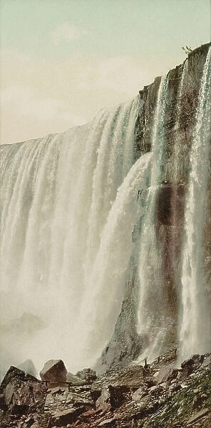 Niagara, Falls from [below?], ca 1900. Creator: Unknown