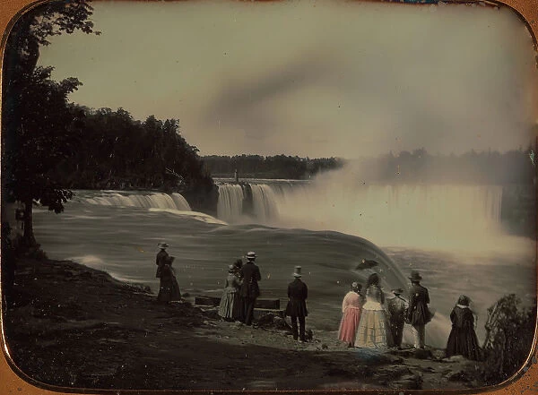The Niagara Falls, ca. 1850. Creator: Platt D. Babbitt