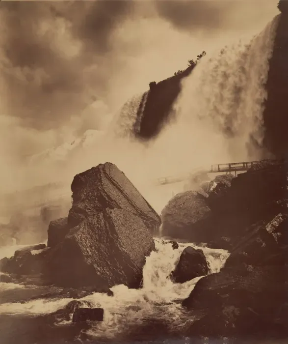 Framed Print : Niagara Falls, ca. 1888. Creator: George Barker Framed Print : Niagara Falls, ca. 1888. Creator: George Barker