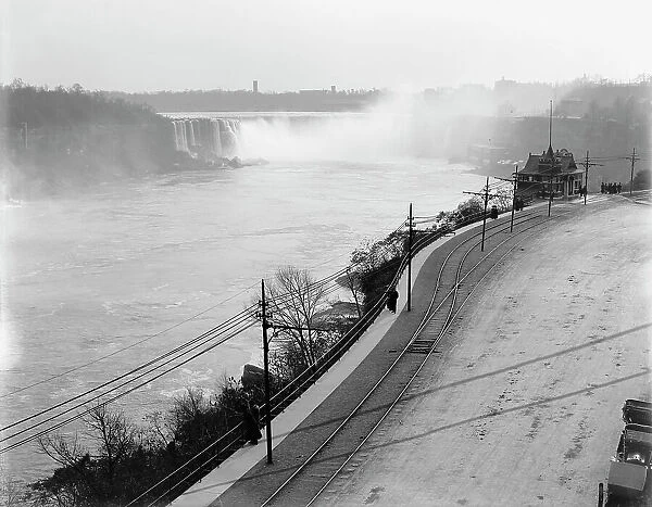 Niagara Falls from Clifton Hotel, Niagara Falls, Ont. between 1900 and 1915. Creator: Unknown