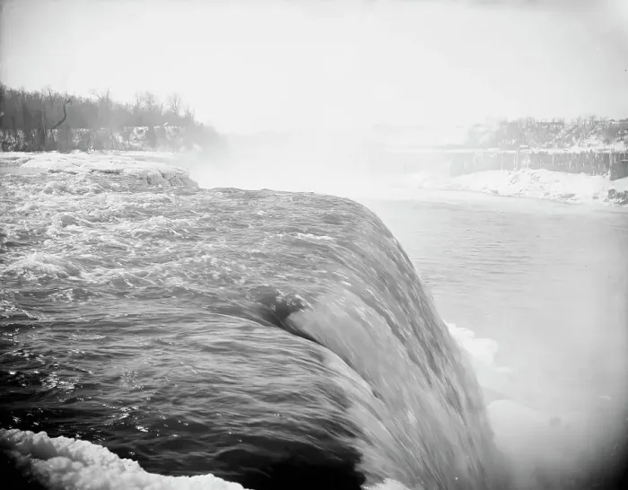 Framed Print : Niagara Falls from Prospect Point, between 1880 and 1901. Creator: Unknown Framed Print : Niagara Falls from Prospect Point, between 1880 and 1901. Creator: Unknown