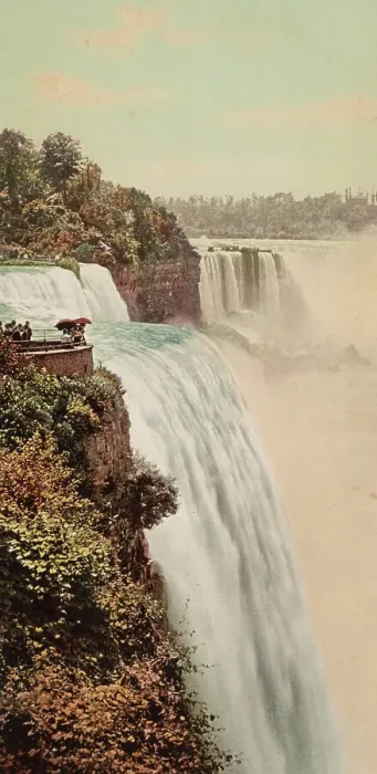 Framed Print : Niagara Falls from Prospect Point, ca 1900. Creator: Unknown Framed Print : Niagara Falls from Prospect Point, ca 1900. Creator: Unknown