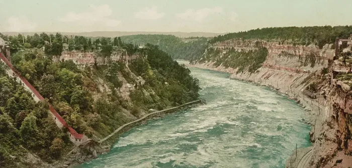 Framed Print : Niagara, the Gorge, ca 1900. Creator: Unknown