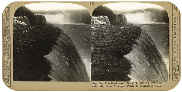 The Niagra Falls, from Prospect Point to Horseshoe Falls, late 19th century
