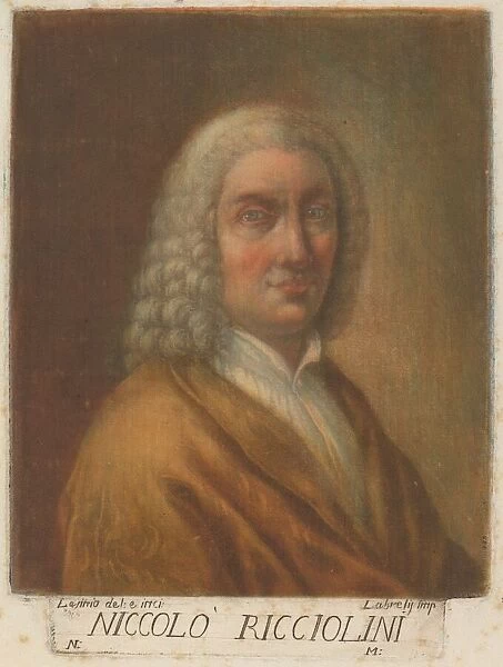 Niccolo Ricciolini, 1789. Creator: Carlo Lasinio