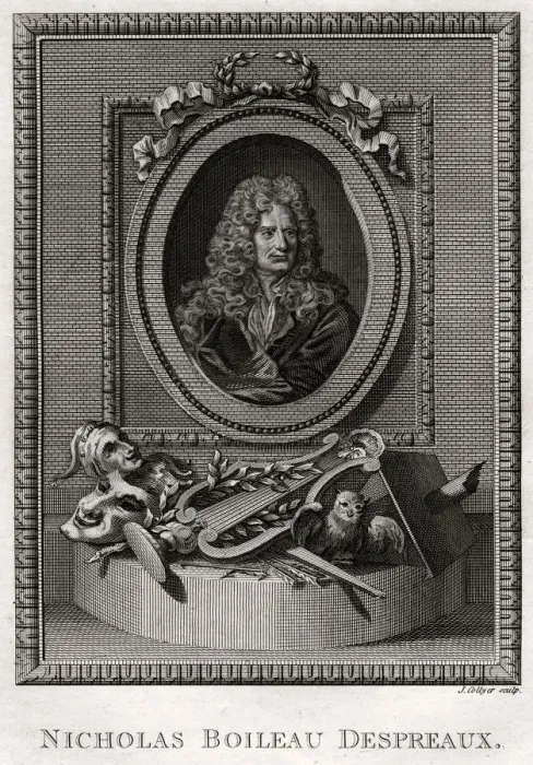 Framed Print : Nicholas Boileau Despreaux, 1775. Artist: J Collyer Framed Print : Nicholas Boileau Despreaux, 1775. Artist: J Collyer