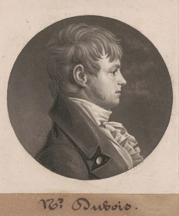 Framed Print : Nicholas DuBois, 1804. Creator: Charles Balthazar Julien Fevret de Saint-Memin Framed Print : Nicholas DuBois, 1804. Creator: Charles Balthazar Julien Fevret de Saint-Memin