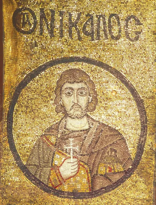 Framed Print : Nicholas, Martyr of Sebaste. Artist: Byzantine Master Framed Print : Nicholas, Martyr of Sebaste. Artist: Byzantine Master