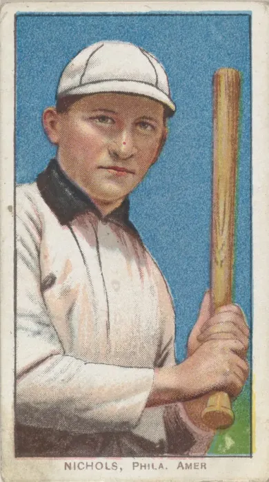 Framed Print : Nichols, Philadelphia, American League, from the White Border series (T206) for the Ame