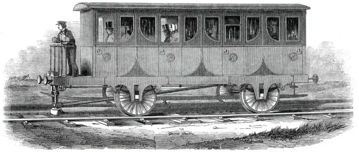 Framed Print : Nickels New Railway, 1845. Creator: Unknown Framed Print : Nickels New Railway, 1845. Creator: Unknown