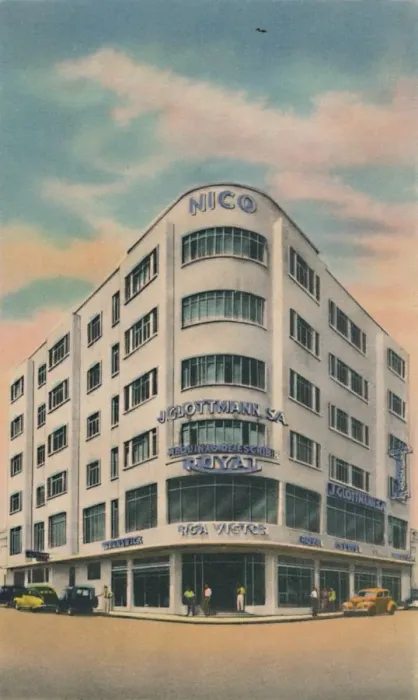 Framed Print : Nico Building, Owners: P. & M. Matera, Barranquilla, c1940s Framed Print : Nico Building, Owners: P. & M. Matera, Barranquilla, c1940s