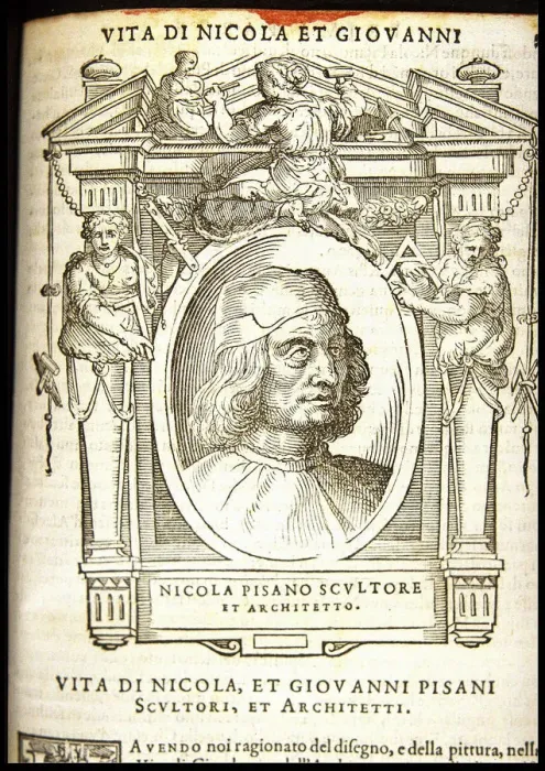 Framed Print : Nicola Pisano, ca 1568 Framed Print : Nicola Pisano, ca 1568