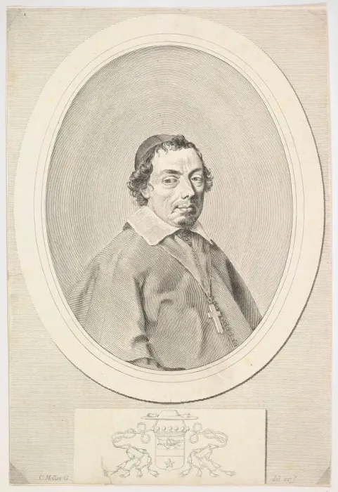 Framed Print : Nicolas Grillie, Bishop of Uzes. n. d. Creator: Claude Mellan Framed Print : Nicolas Grillie, Bishop of Uzes. n. d. Creator: Claude Mellan