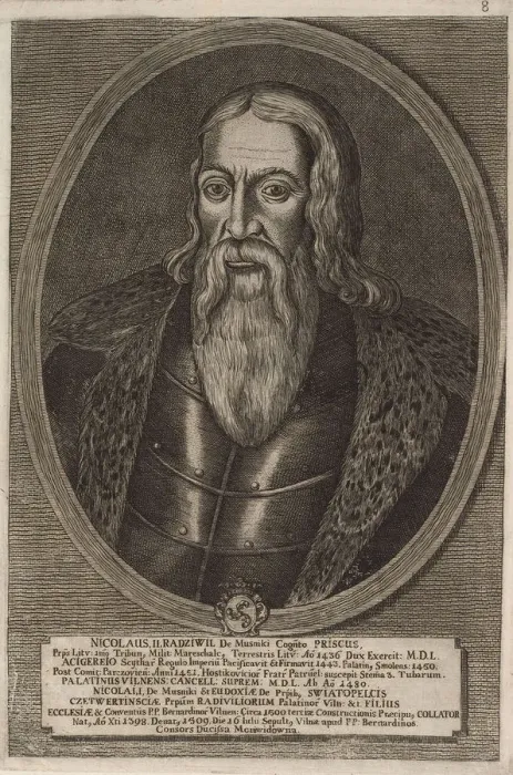 Framed Print : Nicolas II Radziwill the Old (ca 1450-1509). From: Icones Familiae Ducalis Radivilianae, 1758