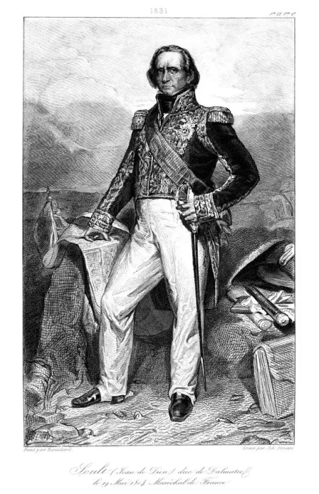 Framed Print : Nicolas Jean de Dieu Soult (1769-1851), duc de Dalmatie, 1839. Artist: De Mare Framed Print : Nicolas Jean de Dieu Soult (1769-1851), duc de Dalmatie, 1839. Artist: De Mare