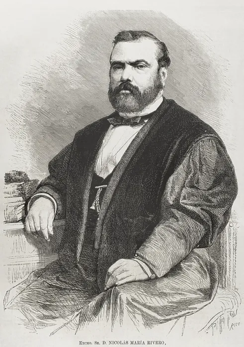 Framed Print : Nicolas Maria Rivero (1814-1878), Spanish politician, founder of the Partido Democrata, 1878. Creators: Bernardo Rico, Jose Vallejo Framed Print : Nicolas Maria Rivero (1814-1878), Spanish politician, founder of the Partido Democrata, 1878. Creators: Bernardo Rico, Jose Vallejo
