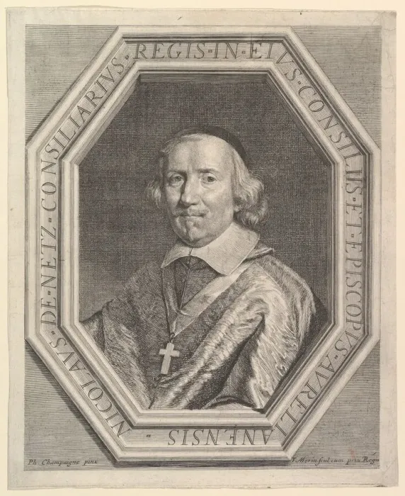 Framed Print : Nicolas de Netz, eveque d Orleans. Creator: Jean Morin Framed Print : Nicolas de Netz, eveque d Orleans. Creator: Jean Morin
