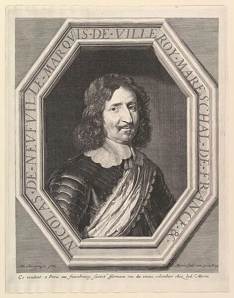 Nicolas de Neuville, marquis de Villeroy. Creator: Jean Morin