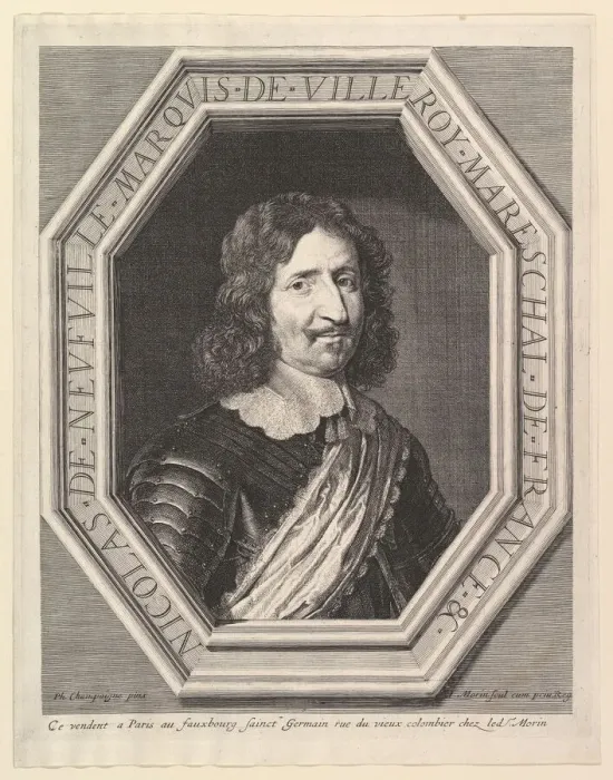 Framed Print : Nicolas de Neuville, marquis de Villeroy. Creator: Jean Morin Framed Print : Nicolas de Neuville, marquis de Villeroy. Creator: Jean Morin