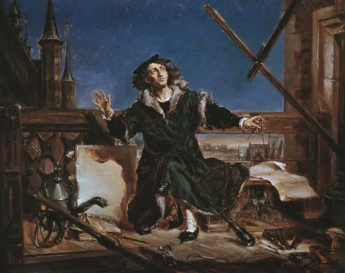 Framed Print : Nicolaus Copernicus, 1874. Creator: Matejko, Jan Alojzy (1838-1893) Framed Print : Nicolaus Copernicus, 1874. Creator: Matejko, Jan Alojzy (1838-1893)