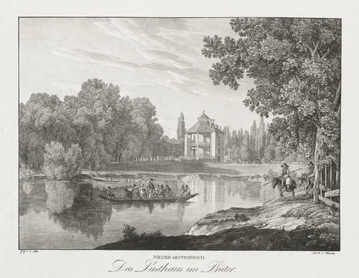 Framed Print : Nieder-oesterreich, Das Lusthaus im Prater. Creator: Jakob Alt (Austrian, 1789-1872) Framed Print : Nieder-oesterreich, Das Lusthaus im Prater. Creator: Jakob Alt (Austrian, 1789-1872)