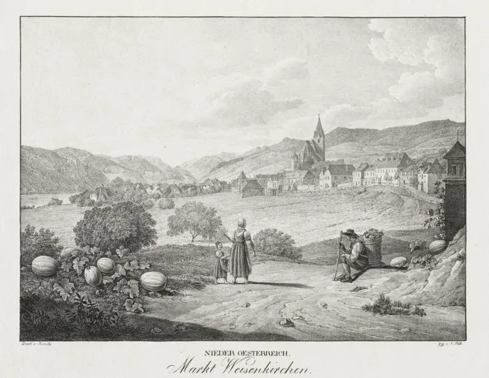 Framed Print : Nieder-oesterreich, Markt Weisenkirchen. Creator: Jakob Alt (Austrian, 1789-1872) Framed Print : Nieder-oesterreich, Markt Weisenkirchen. Creator: Jakob Alt (Austrian, 1789-1872)
