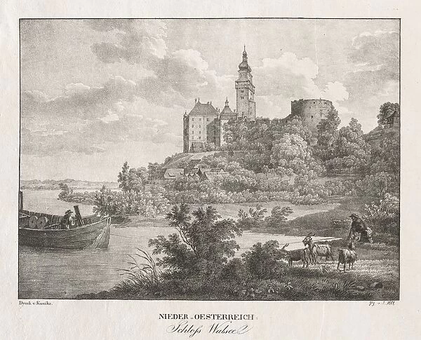 Nieder-oesterreich, Schloss Walseel. Creator: Jakob Alt (Austrian, 1789-1872)