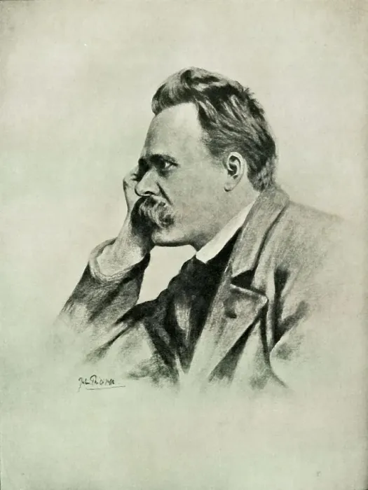 Framed Print : Nietzsche, (1919). Creator: Unknown Framed Print : Nietzsche, (1919). Creator: Unknown