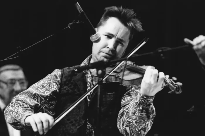 Framed Print : Nigel Kennedy, Barbican, London, 1994. Creator: Brian Foskett