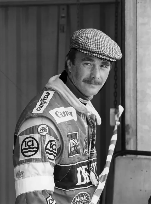 Framed Print : Nigel Mansell, c1985-c1992 Framed Print : Nigel Mansell, c1985-c1992