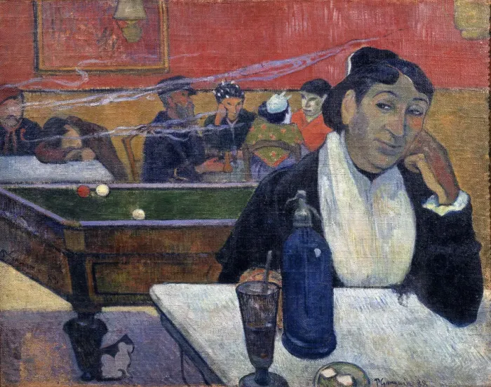 Framed Print : Night Cafe at Arles, 1888. Artist: Paul Gauguin Framed Print : Night Cafe at Arles, 1888. Artist: Paul Gauguin