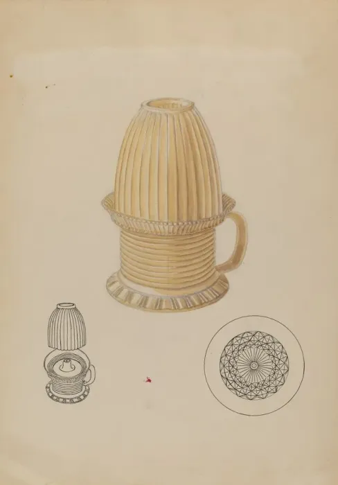 Framed Print : Night Lamp, c. 1936. Creator: Dorothy Posten Framed Print : Night Lamp, c. 1936. Creator: Dorothy Posten