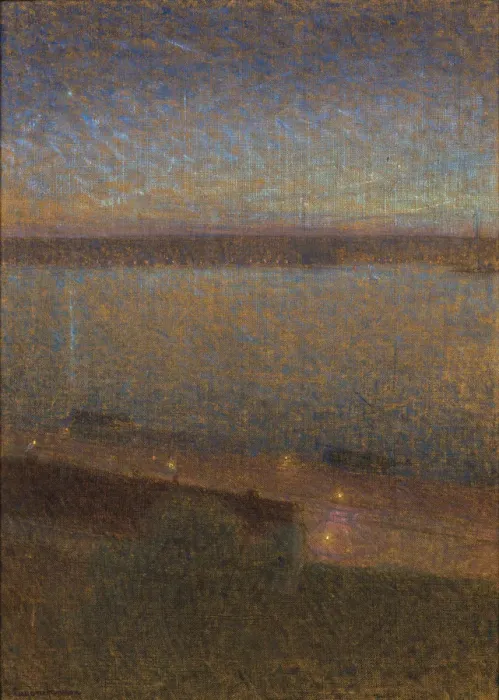 Framed Print : A Night in May, 1895. Creator: Jansson, Eugene (1862-1915)