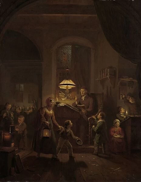 The Night School, 1835. Creator: George Gillis Haanen