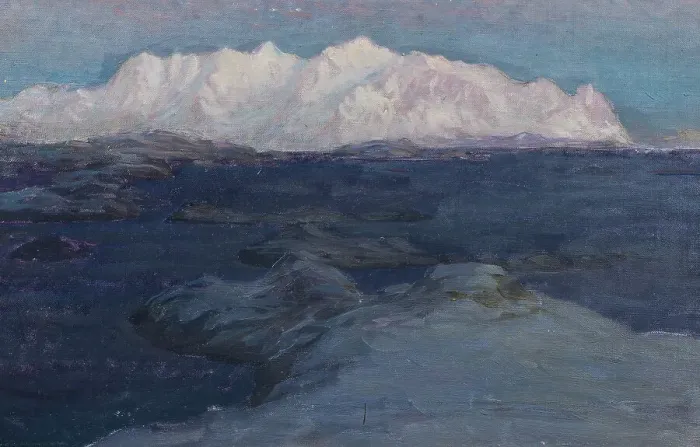 Framed Print : Night over Store Molla. Study from Lofoten. Creator: Anna Katarina Boberg Framed Print : Night over Store Molla. Study from Lofoten. Creator: Anna Katarina Boberg
