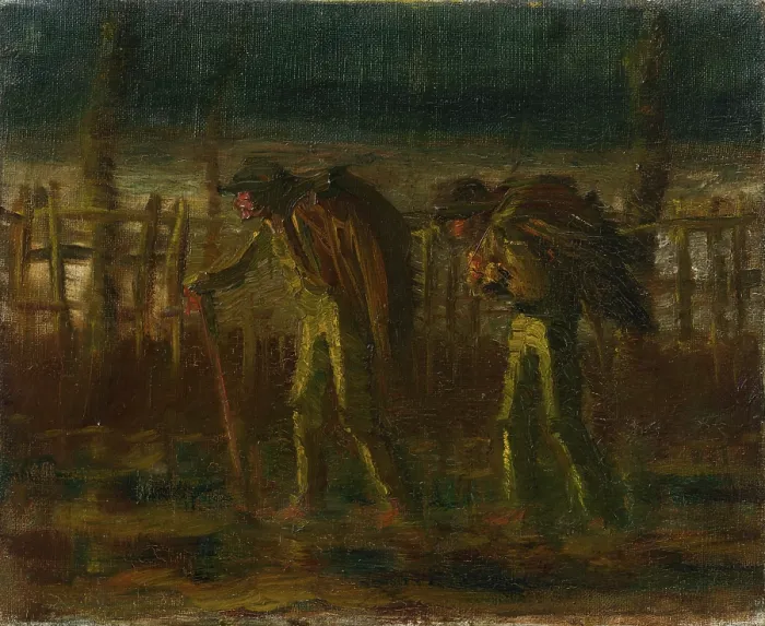 Framed Print : Night Vagrants with Backpack, 1911-1913. Creator: Ladislav Mednyanszky Framed Print : Night Vagrants with Backpack, 1911-1913. Creator: Ladislav Mednyanszky