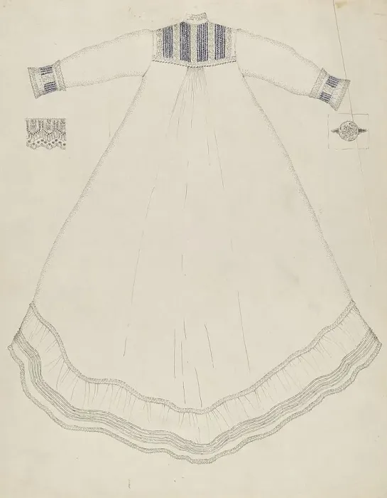 Framed Print : Nightgown, 1935 / 1942. Creator: Evelyn Bailey Framed Print : Nightgown, 1935 / 1942. Creator: Evelyn Bailey