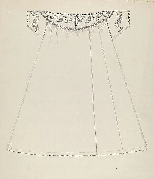 Nightgown, c. 1936. Creator: Evelyn Bailey