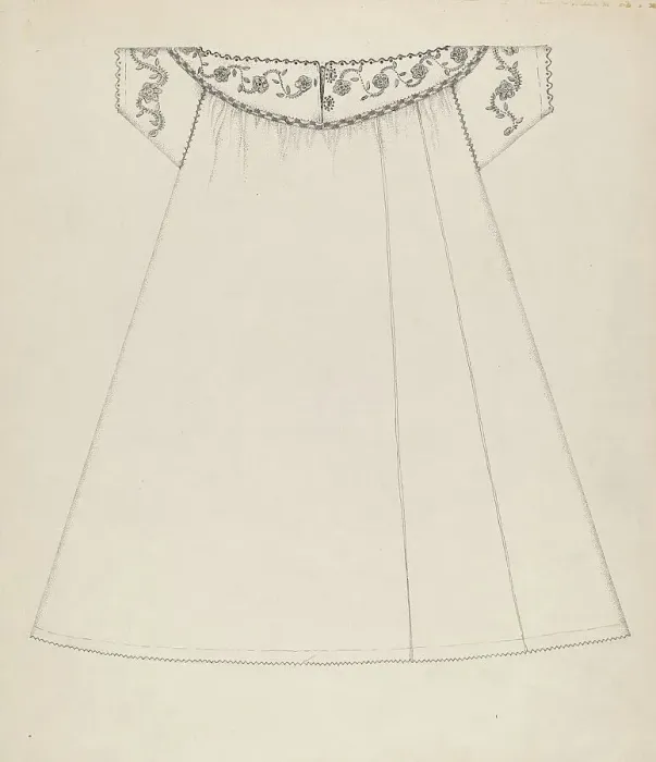 Framed Print : Nightgown, c. 1936. Creator: Evelyn Bailey Framed Print : Nightgown, c. 1936. Creator: Evelyn Bailey