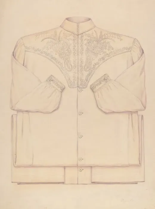 Framed Print : Nightgown, c. 1938. Creator: Eugene Croe Framed Print : Nightgown, c. 1938. Creator: Eugene Croe