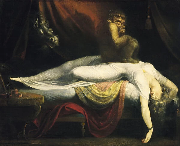 The Nightmare I, 1781. Artist: Fussli (Fuseli), Johann Heinrich (1741-1825)