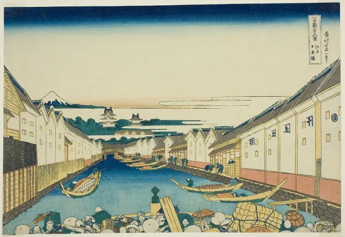 Framed Print : Nihonbashi Bridge in Edo (Edo Nihonbashi), from the series Thirty-six Views of Mount... c.1830 / 33. Creator: Hokusai. Nihonbashi Bridge in Edo (Edo Nihonbashi), from the series Thirty-six Views of Mount... c.1830 / 33. Creator: Hokusai Framed Print : Nihonbashi Bridge in Edo (Edo Nihonbashi), from the series Thirty-six Views of Mount... c.1830 / 33. Creator: Hokusai. Nihonbashi Bridge in Edo (Edo Nihonbashi), from the series Thirty-six Views of Mount... c.1830 / 33. Creator: Hokusai