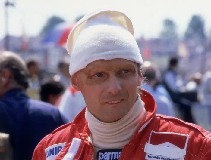 Framed Print : Niki Lauda, c1982-c1985 Framed Print : Niki Lauda, c1982-c1985