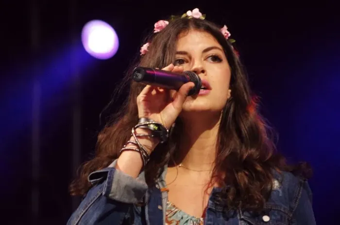 Framed Print : Nikki Yanofsky, Love Supreme Jazz Festival, Glynde Place, East Sussex, 2014. Artist Framed Print : Nikki Yanofsky, Love Supreme Jazz Festival, Glynde Place, East Sussex, 2014. Artist